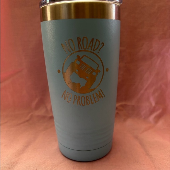 Stainless Steel Travel Tumbler - Teal - Picture 1 of 3